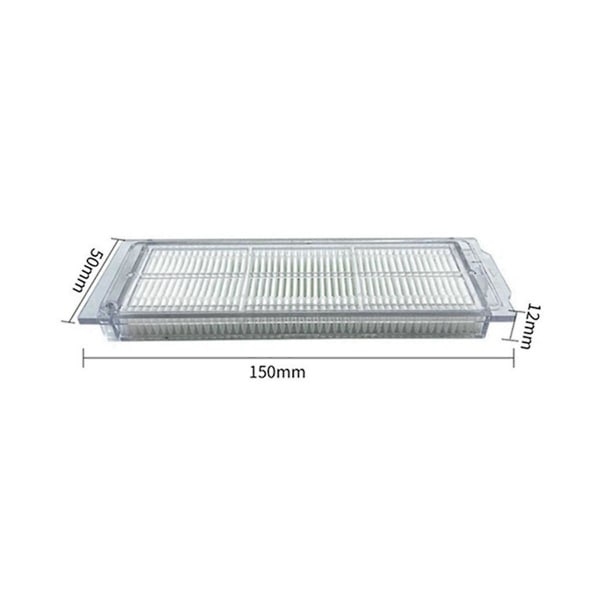 4 Pakkaus Xiaomi-imurirobotille 2s / Mop P / Mop Pro / Xmstjqr2s / Stytj02ym Hepa-suodatin
