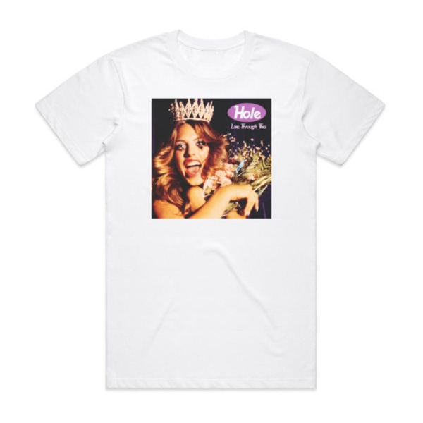 Hole Live Through This Album Cover T-Shirt Vit XXL