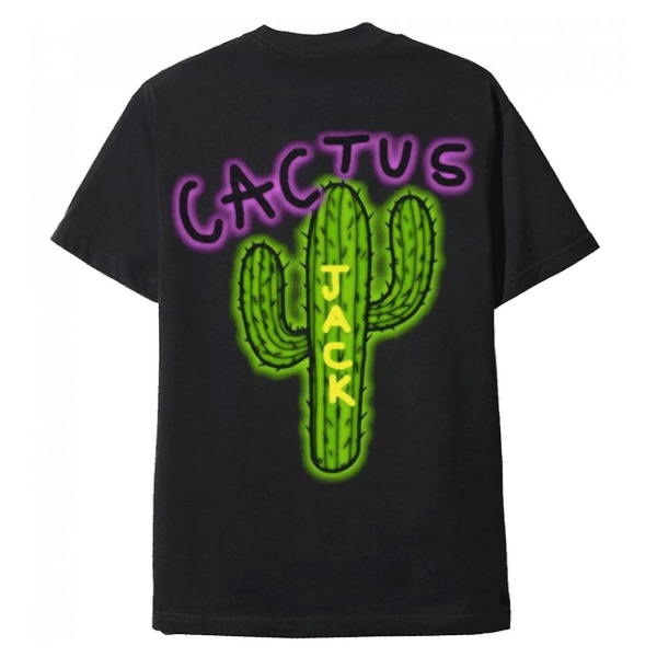 Cactus Jack T-shirt Noir Cactus Logo Travis Scott XXL