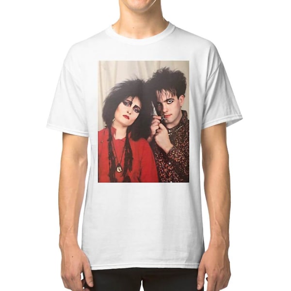 Siouxsie Sioux og Robert Smith T-shirt XL