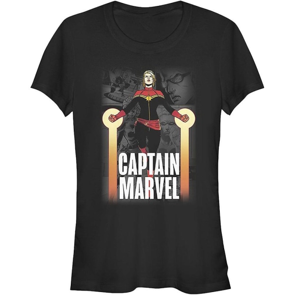 Junior Collage Captain Marvel T-skjorte L