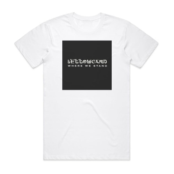 Yellowcard Where We Stand Album Cover T-shirt Vit XXL
