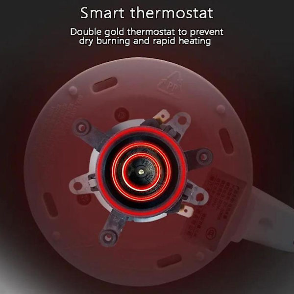 Sokani Elektrisk Vattenkokare i Rostfritt Stål med Automatisk Stängning, EU-kontakt