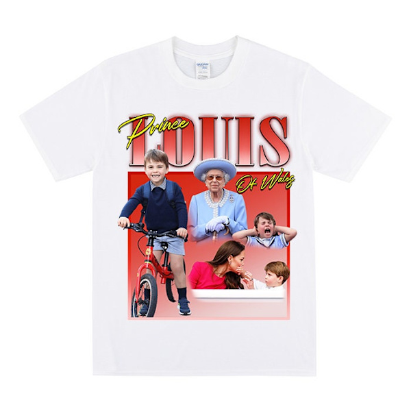 PRINCE LOUIS Kunnianosoitus T-paita White XXL