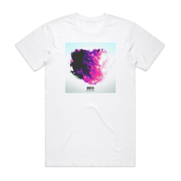 Zedd Beautiful Now 2 -albumin kansikuva T-paita valkoinen XXXL