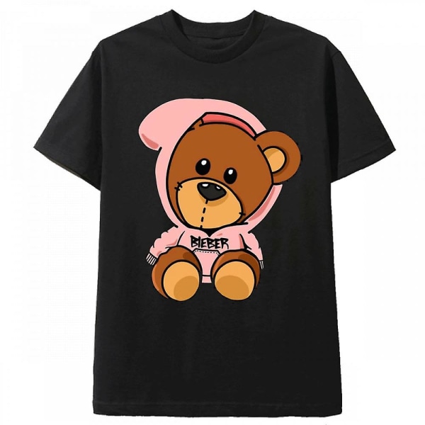 Bieber Bear Sort T-shirt Justin Bieber XXXL