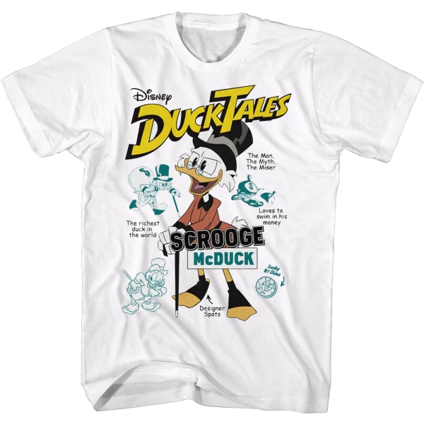 Scrooge McDuck The Man The Myth The Miser DuckTales T-Shirt XL