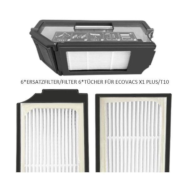 DEBO X1plus/ DEBO T10 Plus imuriliitäntäpaketti, pääharja, suodatin, sivuharja