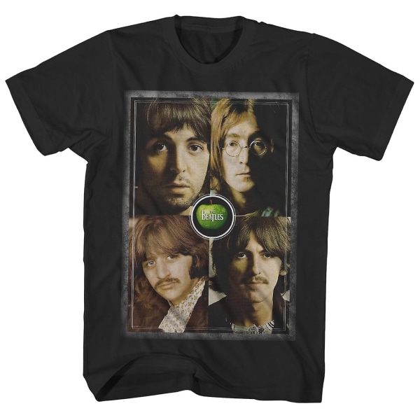 The Beatles T-shirt Vit Album Porträtt The Beatles T-shirt XXL