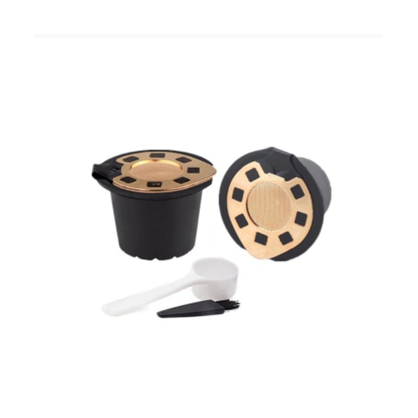 Återanvändbara Kapslar Återfyllningsbara Kaffe Kapselfilter Kompatibla med Kaffemaskiner