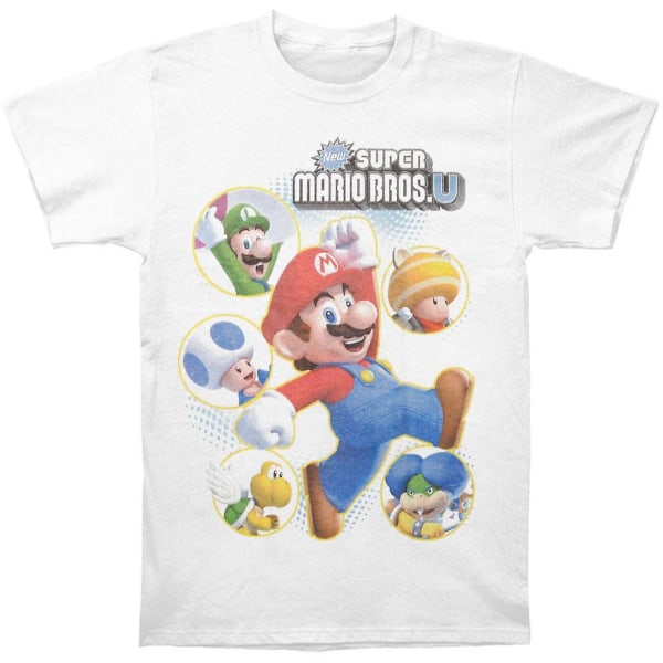 Mario Super Cast White T-shirt L