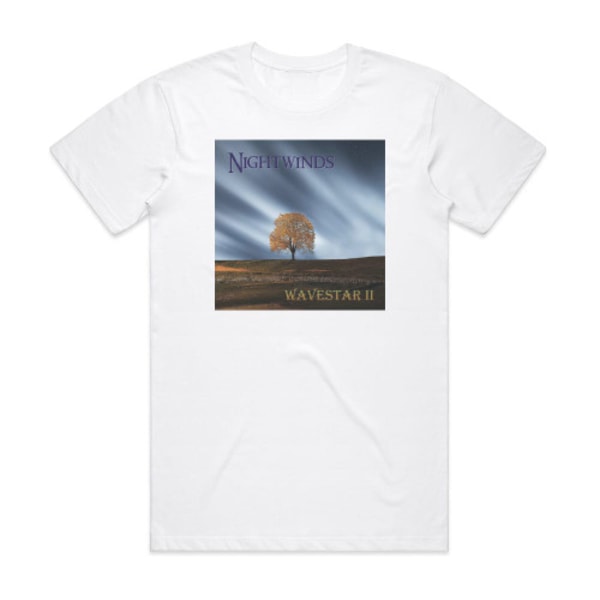 Wavestar II Nightwinds Album Cover T-shirt Hvid XXL