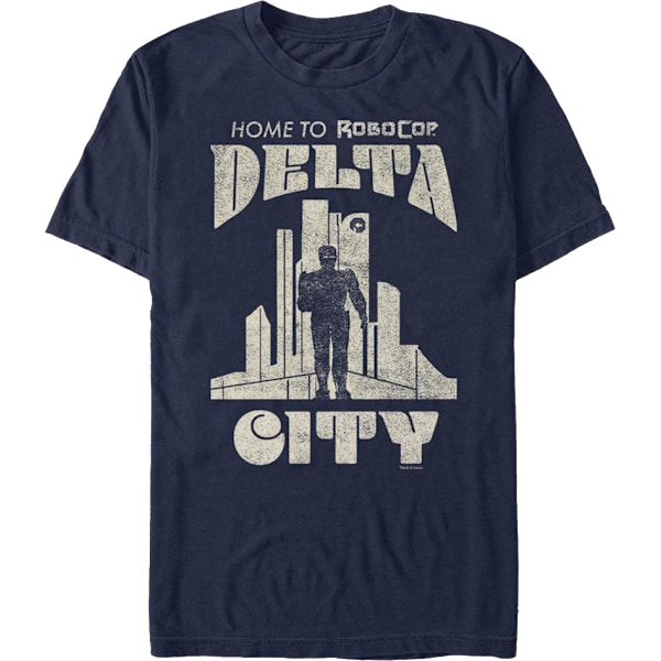 Delta City Silhouette Robocop T-shirt XL
