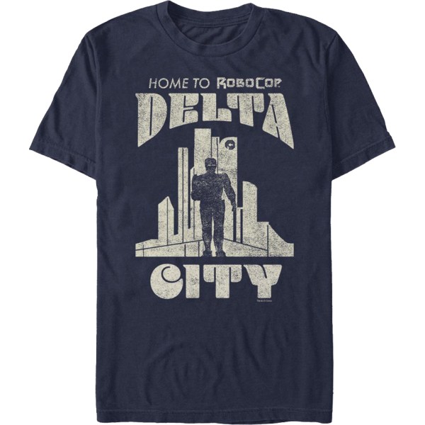 Delta City Silhouette Robocop T-shirt XXL