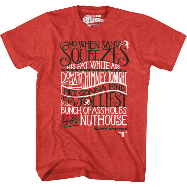 Denna sida av Nuthouse Christmas Vacation T-shirt L
