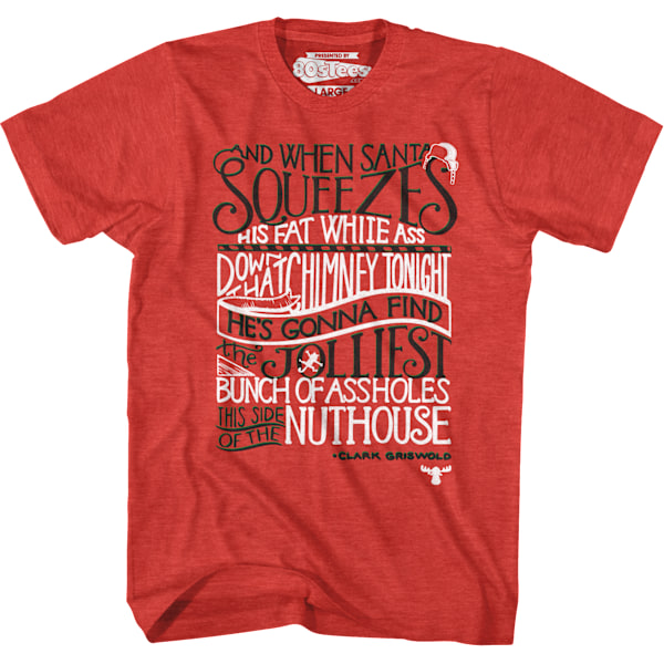 This Side Of The Nuthouse Juleferie T-shirt M