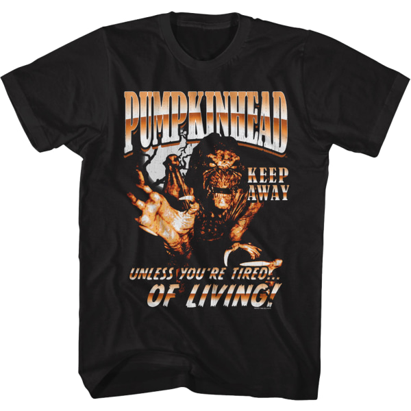 Hold Dig Afstand Til Græskarhoved T-shirt M