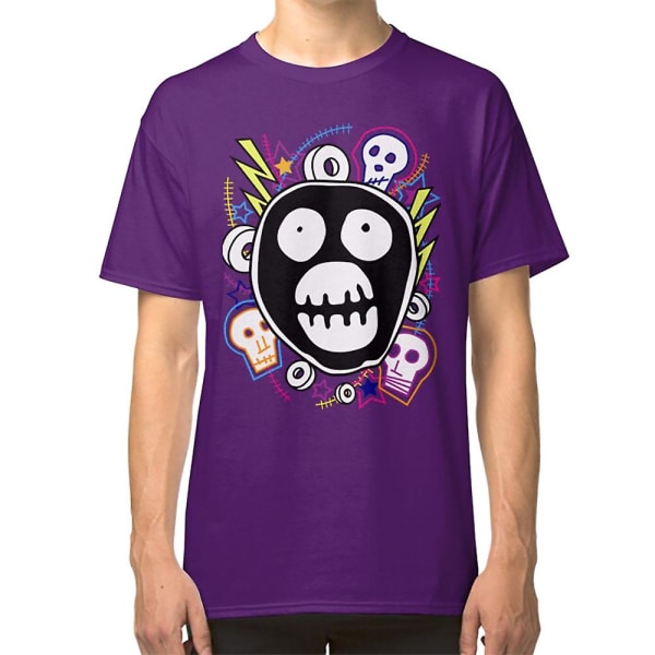 The Mighty Boosh logo T-shirt purple XXL