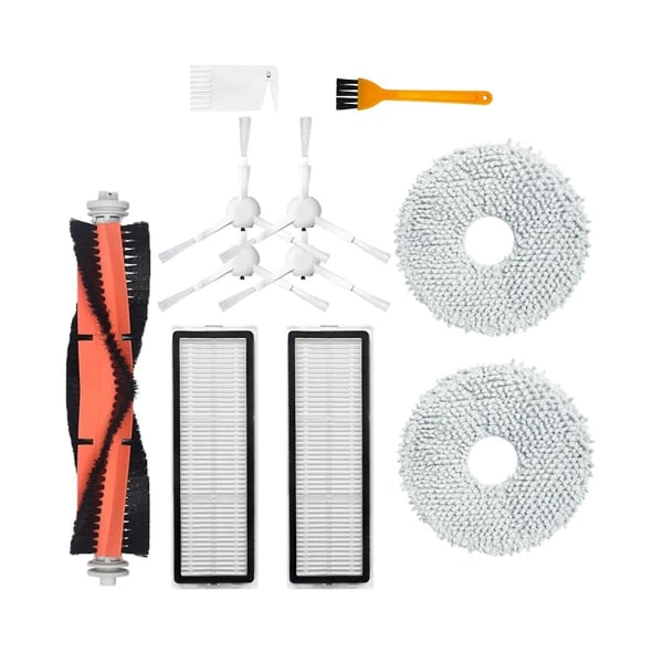 Til Omni Robot X10+ L10s Ultra/ S10 Pro Hoved-/Sidebørste HEPA-filter Moppklud Støvsugerpose Dele