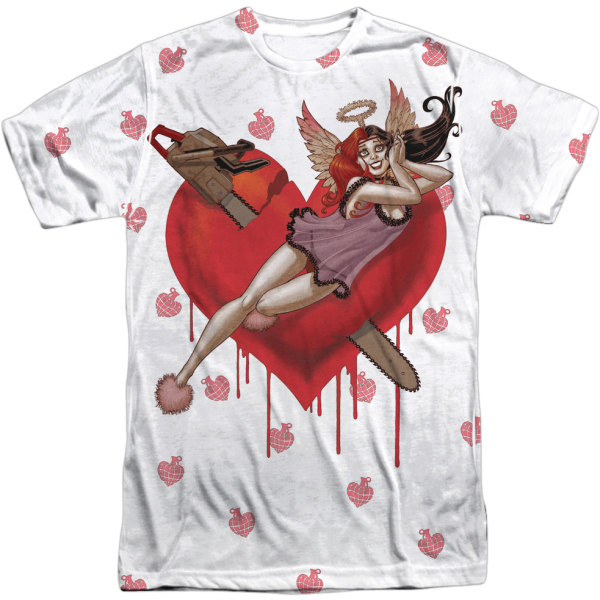 Bloody Valentine Harley Quinn T-skjorte Ny S