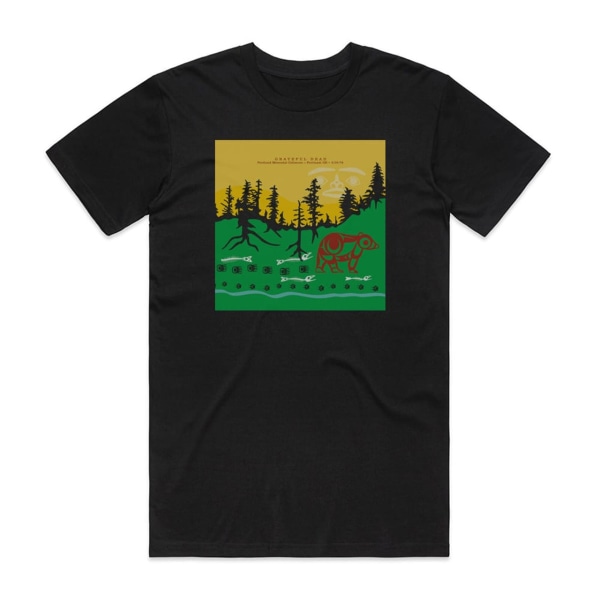 Grateful Dead Pacific Northwest 7374 The Complete Recordings 4 Album Cover T-Shirt Black XXXL