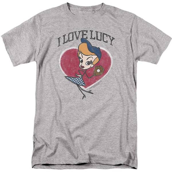 I Love Lucy Baseball Diva Voksen T-shirt S