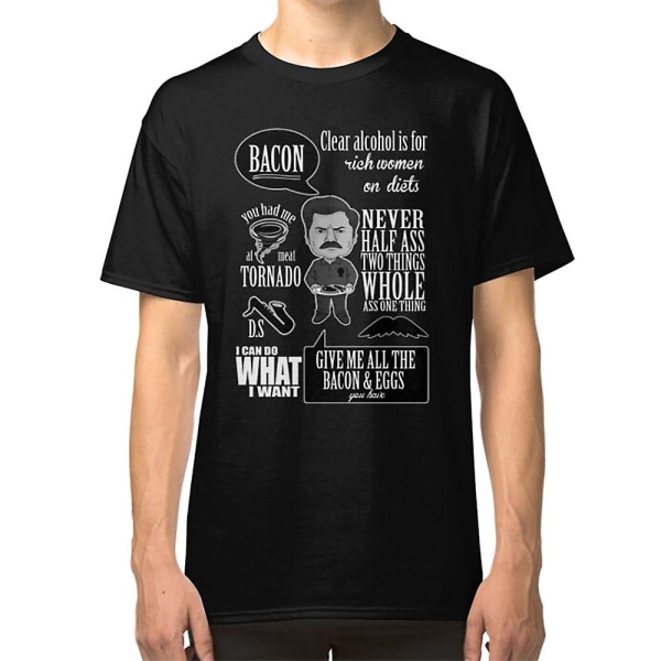 Ron Swanson Montage T-shirt M