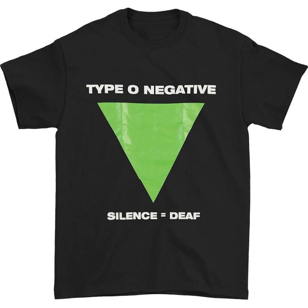 Typ O negativ tystnad T-shirt L