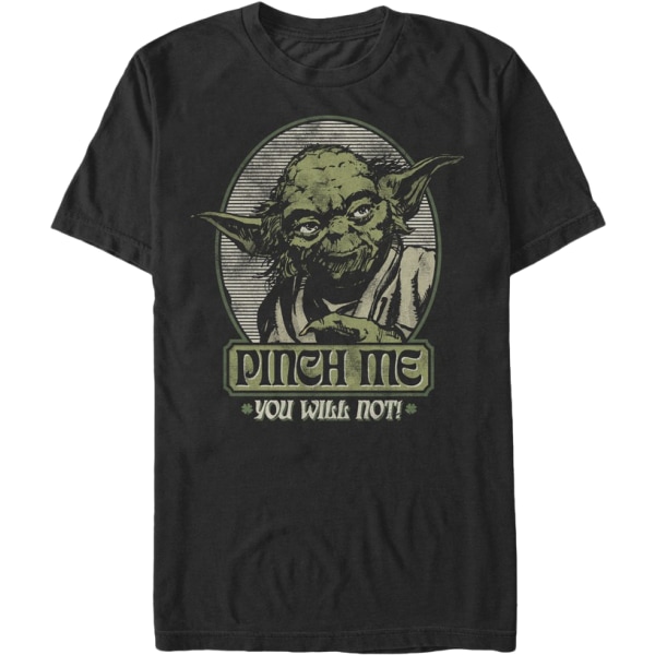 Yoda Pinch Me You Will Not Star Wars T-shirt XL