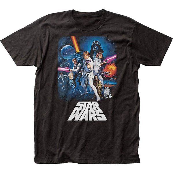 Avsnitt IV A New Hope Affisch Star Wars T-shirt L