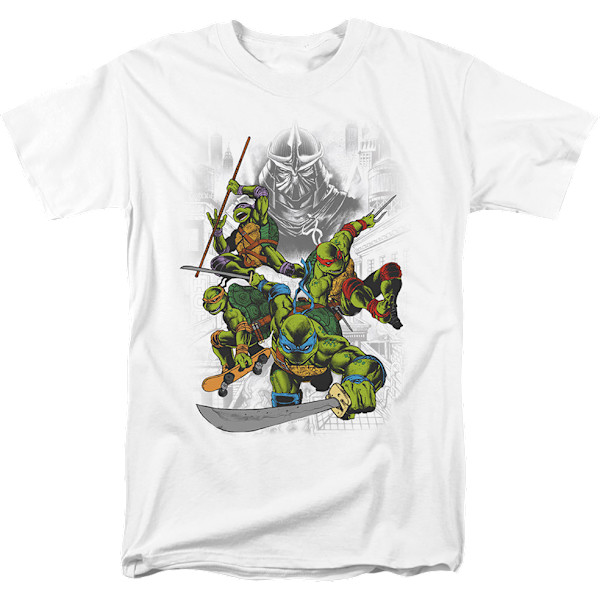 Vintage Shredder och Teenage Mutant Ninja Turtles T-shirt XXXL