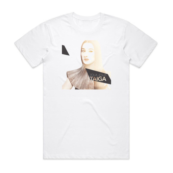 Zola Jesus Taiga Album Cover T-Shirt Hvid M