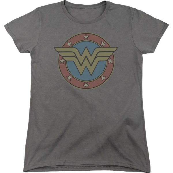 Kvinnors Klassiska Wonder Woman Logotyp T-shirt Ny XXXL