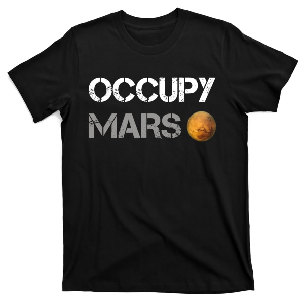 Occupy Mars Elon Musk SpaceX Project Gift Idéer Occupy Mars Trending T-shirt XL