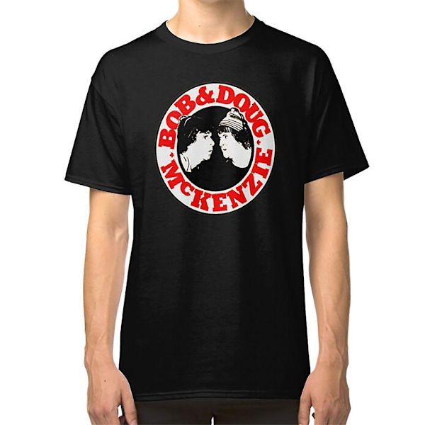 Bob og Doug M'ckenzie logo T-skjorte M