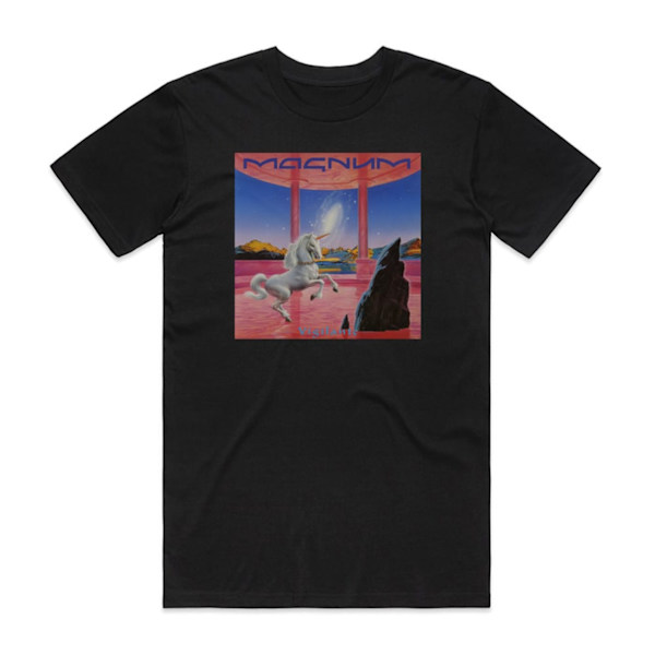 Magnum Vigilante Album Cover T-Shirt Sort XXXL