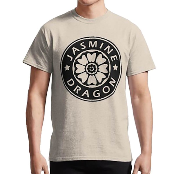 Jasmiini Lohikäärme Tee -paita sand