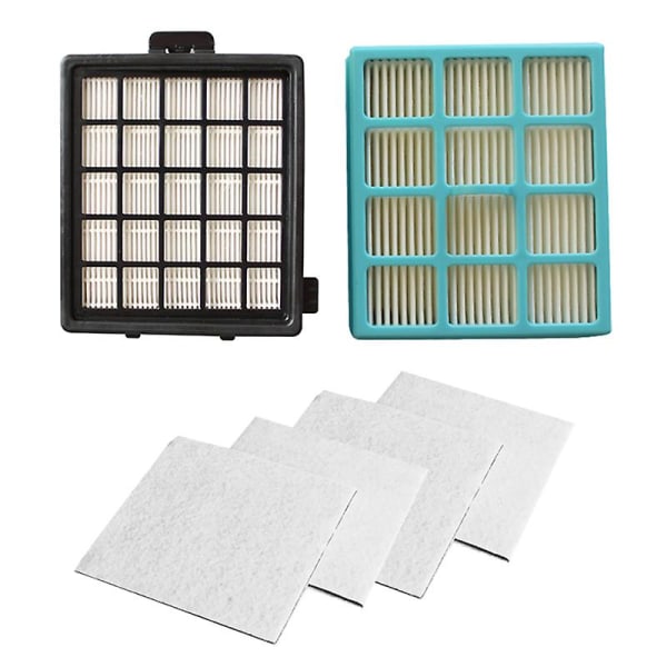 2 stk HEPA-filter og 4 stk motorbomullsfilter for FC8134 FC8135 FC8136 FC8142 FC8146 FC8148 FC8140 FC