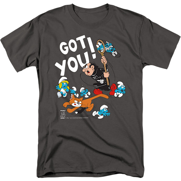 Gargamel ja Azrael - Smurffit Saivat Sinut T-paita M