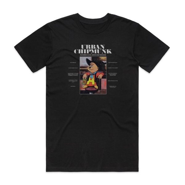 The Chipmunks Urban Chipmunk Album Cover T-Shirt Svart L