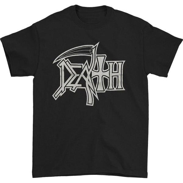 Death New Logo (Hopea mustalla) T-paita XL