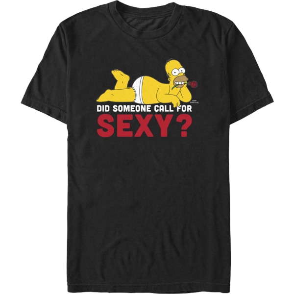 Har Nogen Råbt Efter Sexy? Simpsons T-Shirt L