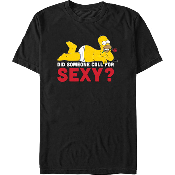 Har Nogen Råbt Efter Sexy? Simpsons T-Shirt M