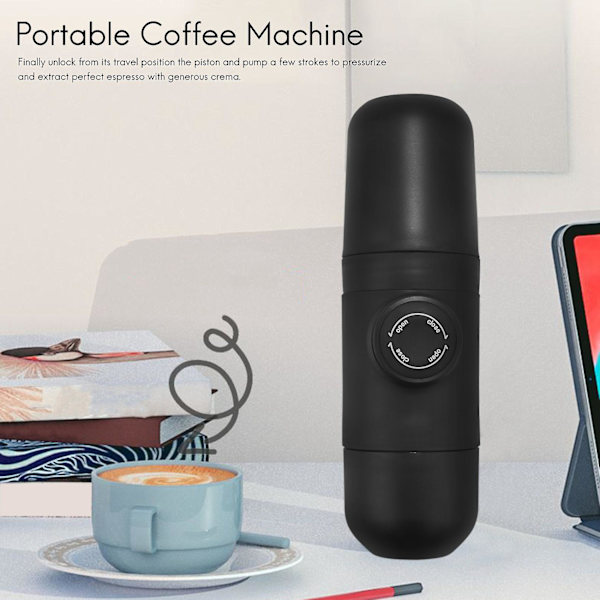 Manuel Bærbar Kaffe Maskine Udendørs Mini Kaffe Maskine Bil Rejse Camping Vandreture Kaffe Kop