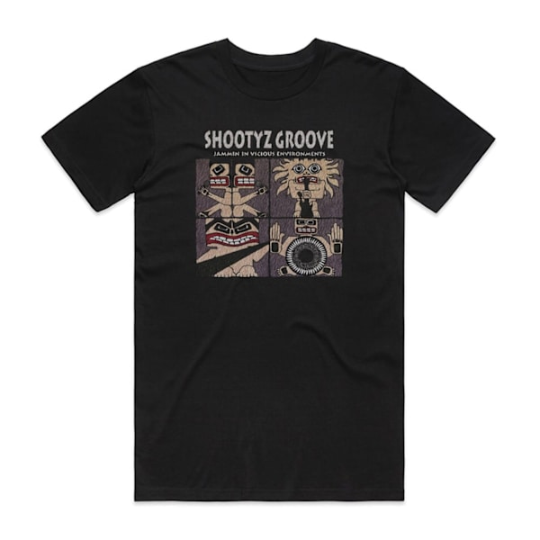 Shootyz Groove Jammin In Vicious Environments Album Cover T-Shirt Svart XXL