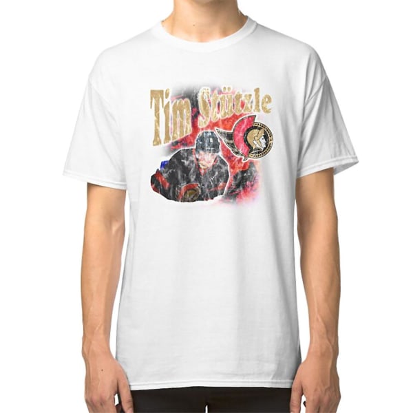 Vintage Tim Stützle Ottawa Hockey T-skjorte XL