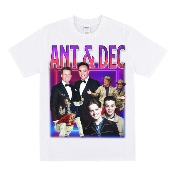 ANT & DEC Hyldest T-shirt White XL