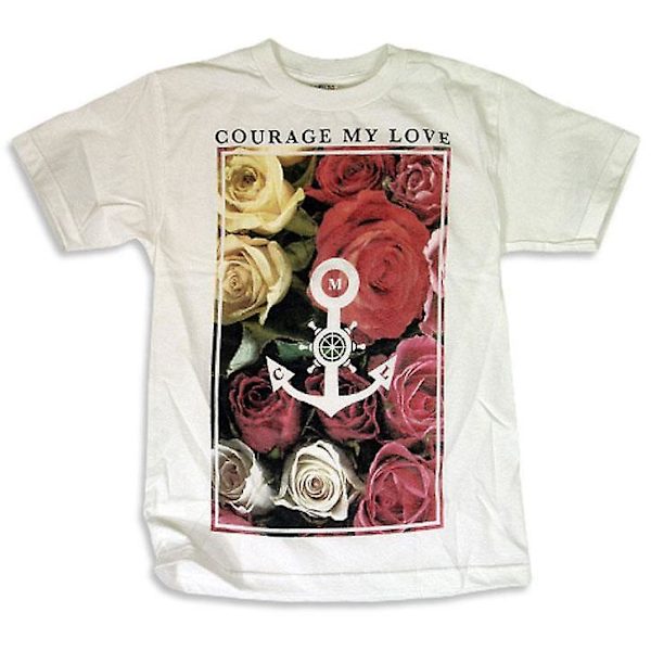 Courage My Love Kukkakuosi T-paita XXL