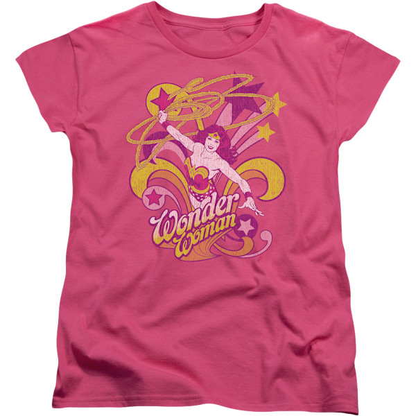 Ny Wonder Woman-T-shirt för kvinnor i rosa M
