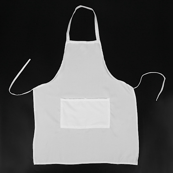 2 st 73x58cm Förkläde Kock Kök Matrum (Vit)